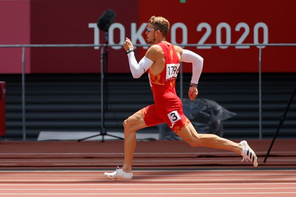 Óscar Husillos decepciona en los 400 metros lisos