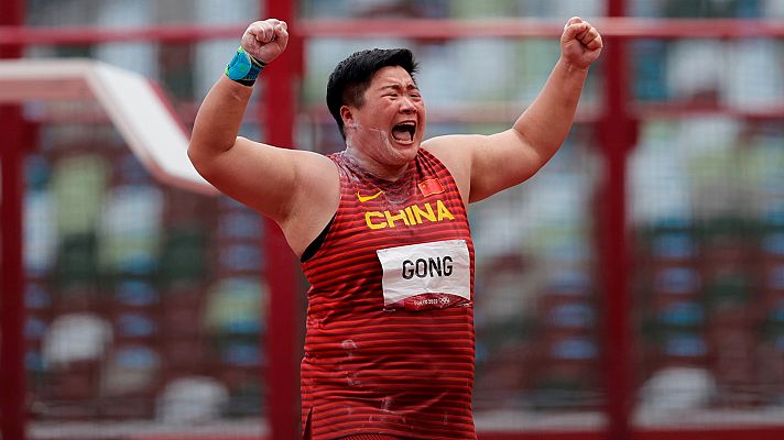 Gong consigue su primer oro olímpico con 20,58