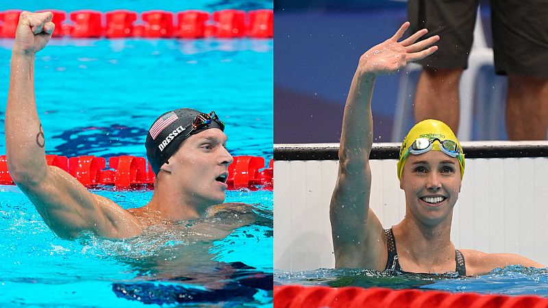 Dressel, la gran estrella; McKeon, la líder australiana con siete medallas - El análisis de la natación en Tokyo 2020 -- Ver ahora