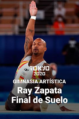 Tokyo 2020 - Así ha sido el ejercicio de Ray Zapata en la final de suelo