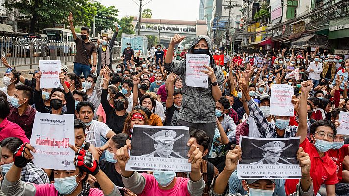 Seis meses del golpe de Estado en Birmania