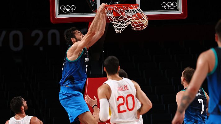 España no puede con Eslovenia en baloncesto (87-95)