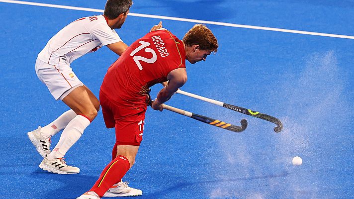 Hockey. Cuartos: España - Bélgica