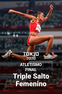 Ana Peleteiro y Yulimar Rojas, en la final de triple salto