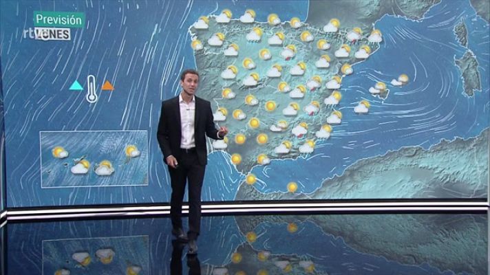 El tiempo - Posibilidad de precipitaciones localmente fuertes en el nordeste de Cataluña y en Galicia