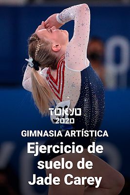 Gimnasia artística Tokyo 2020 - La estadounidense Jade Carey gana el oro en suelo