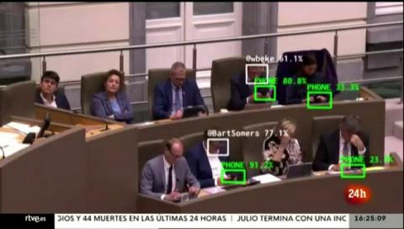 Parlamento - Otros parlamentos - Vigilancia en el parlamento flamenco - 31/07/2021