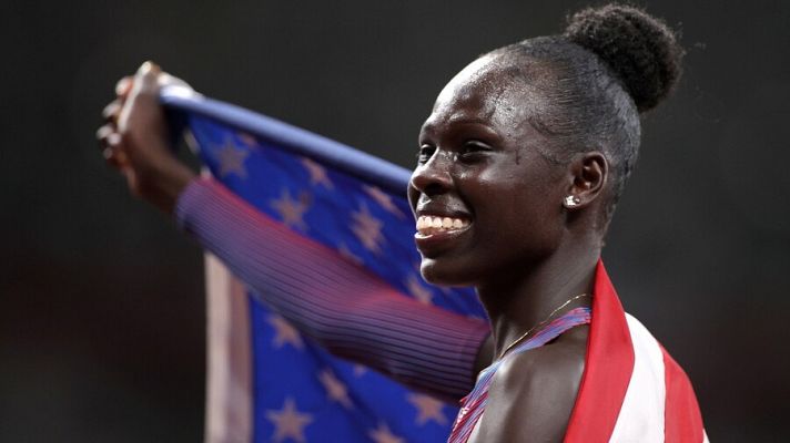 La estadounidense Athing Mu, campeona olímpica de 800m