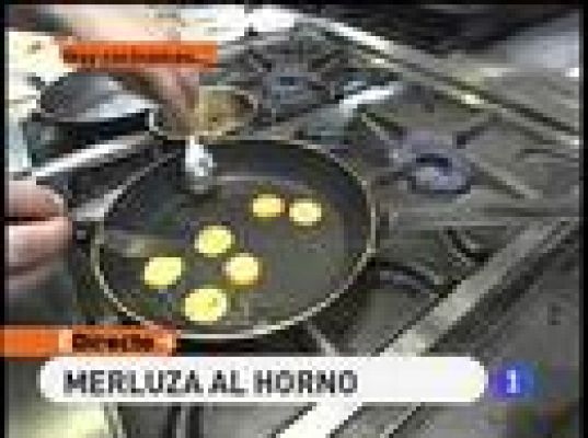 Merluza al horno