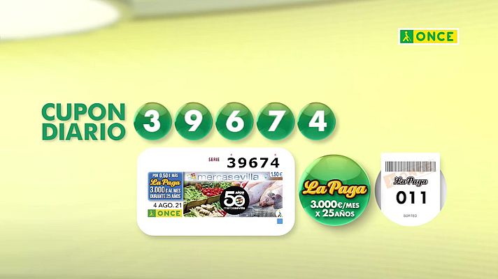 Sorteos ONCE - Sorteo ONCE - 04/08/21