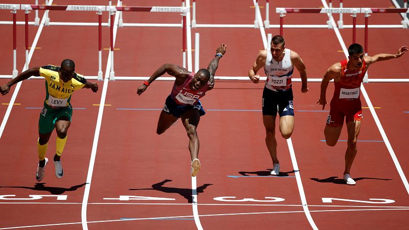 Asier Martínez, sexto en la final de 110 metros vallas - Ver ahora