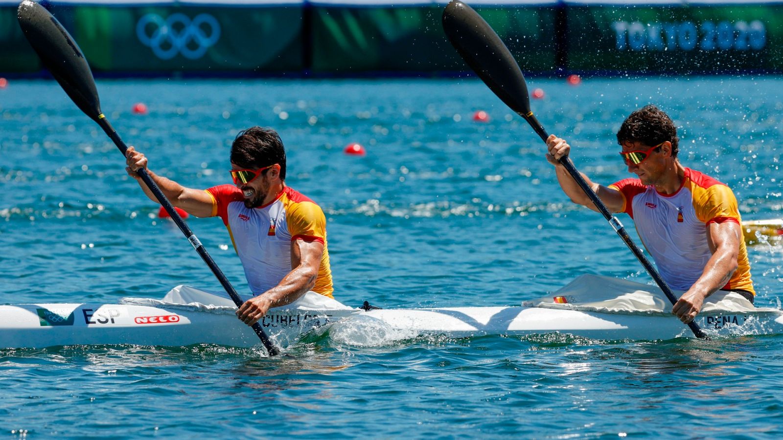 Íñigo Peña y Paco Cubelos, sextos en la final olímpica del K2 1000m