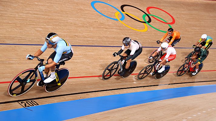 Ciclismo en pista: Omnium prueba 1 Scratch