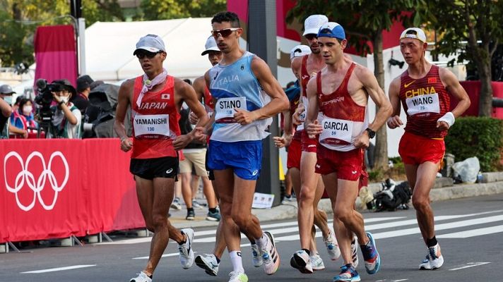 Álvaro Martín y Diego García, diploma en 20km marcha