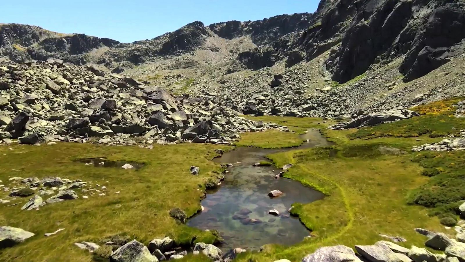 Lagunas glaciares en la Sierra de Béjar y Candelario