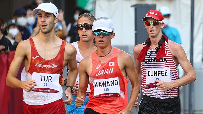 Marc Tur acaricia el bronce en los 50 km marcha