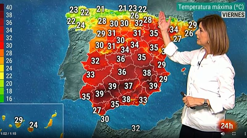 El tiempo - Suben las temperaturas máximas en el sureste y Baleares - Ver ahora