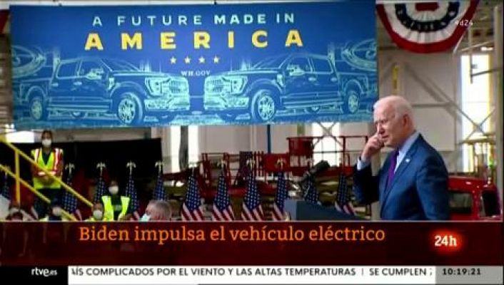 Informativo 24h - Biden apuesta por el coche eléctrico