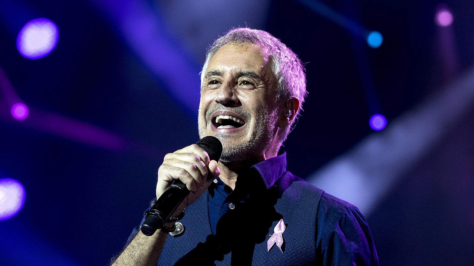 Sergio Dalma llega a su concierto dispuesto a empezar de cero