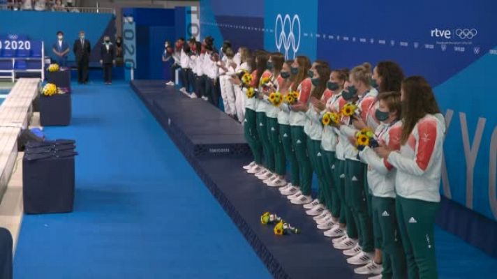 Waterpolo Tokyo 2020 - España pierde 5-14 con EE.UU. y se conforma con la plata