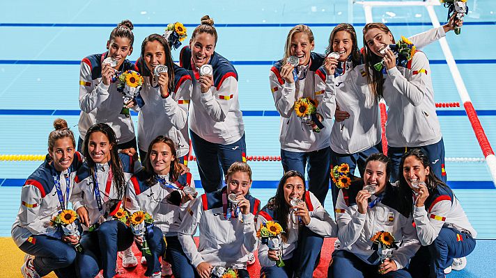 Waterpolo Tokyo 2020 - España pierde 5-14 con EE.UU. y se conforma con la plata
