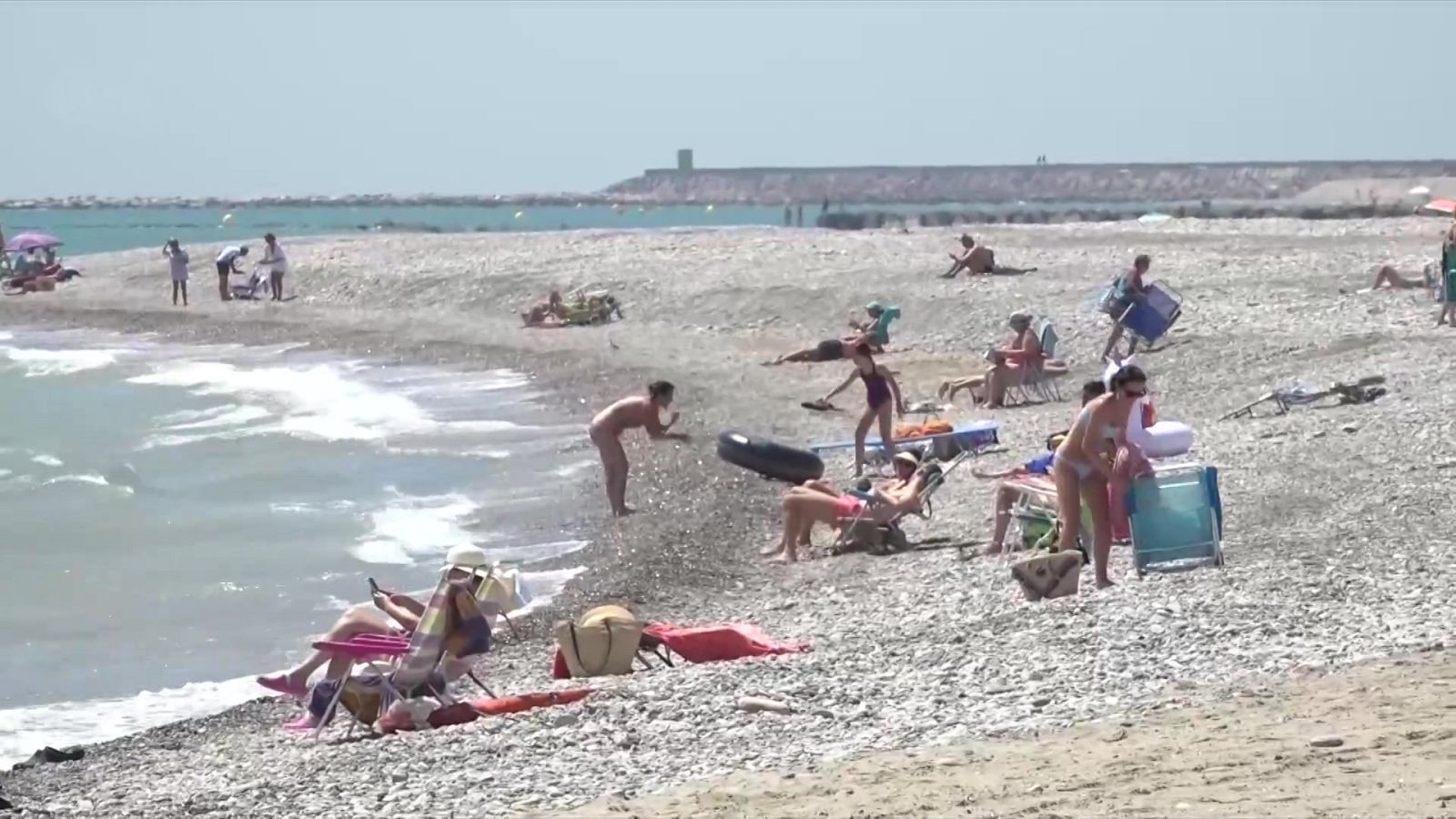 Rachas fuertes en el Ampurdán, Estrecho y Alborán - ver ahora