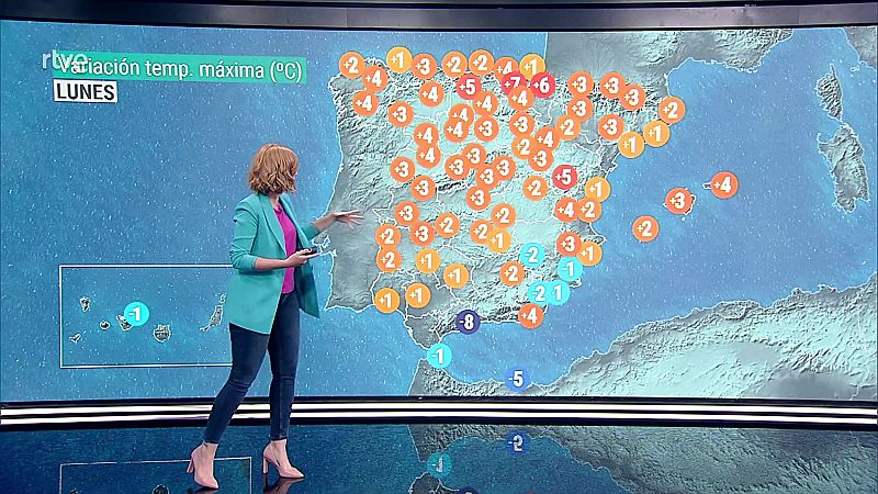 Lluvias y chubascos en el bajo Ebro y entorno de la Comunidad Valenciana, ocasionalmente con tormentas  que se irán extendiendo de norte a sur a lo largo del día - ver ahora