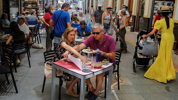 Telediario 1 - España, excepción en la implantación del pasaporte COVID