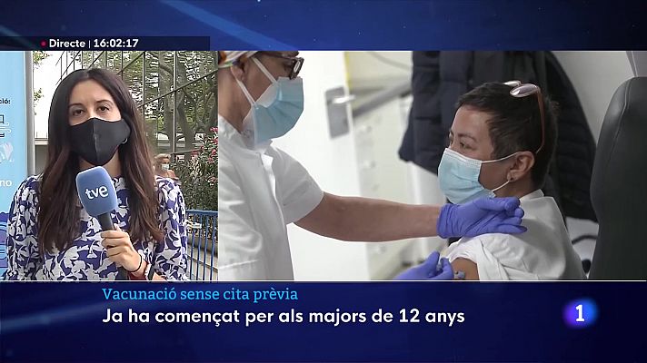 L'Informatiu - Salut obre la vacunació sense cita prèvia arreu de Catalunya