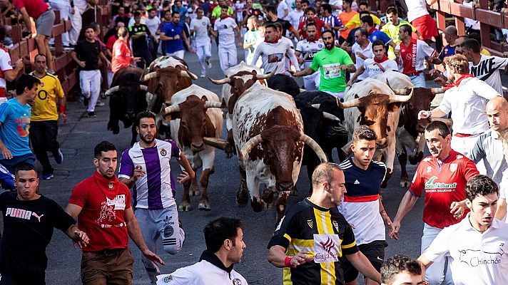 La celebración de los encierros de San Sebastián de los Reyes, en el aire