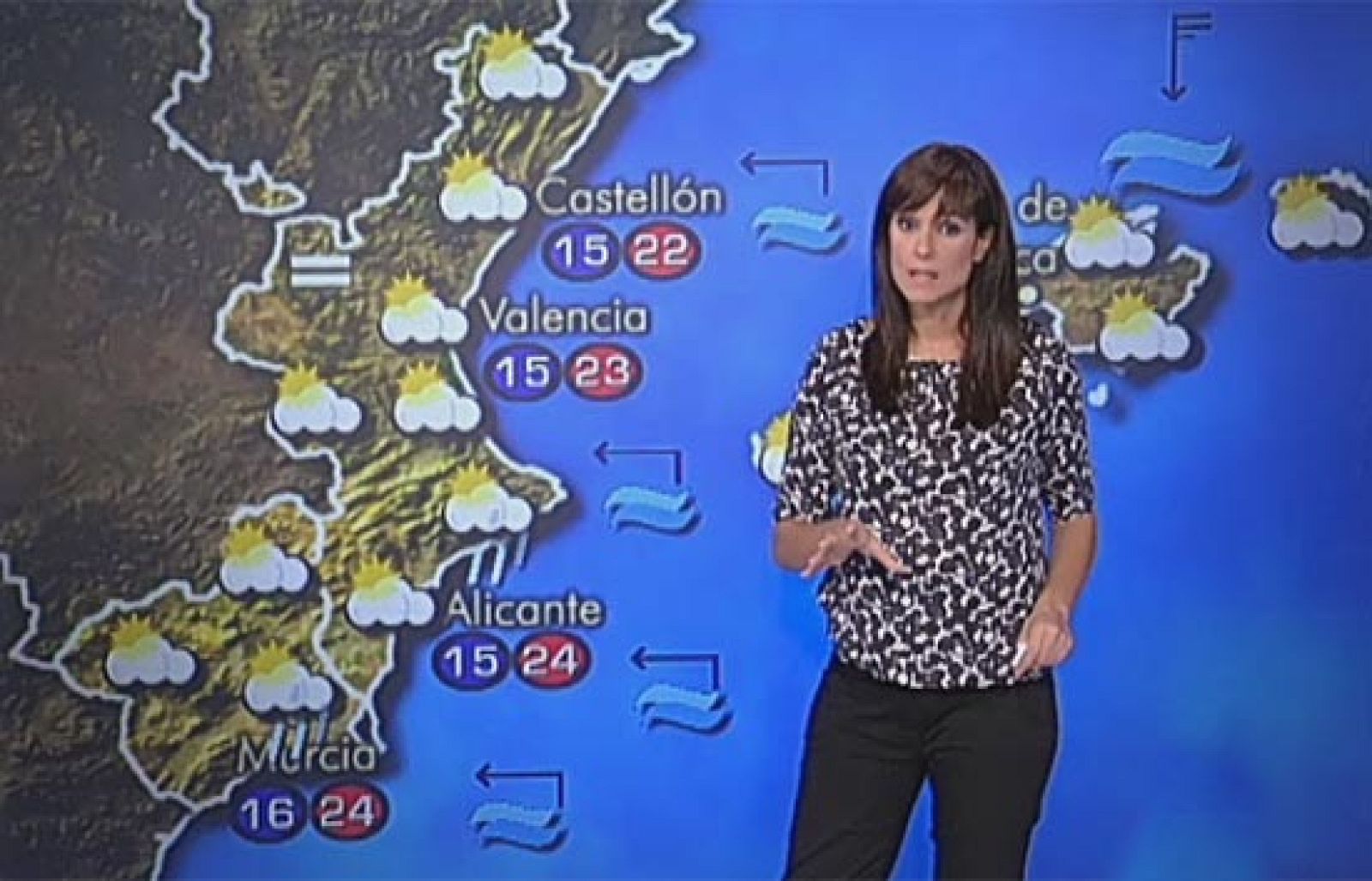 El Tiempo: Nuboso con lluvias débiles en la Comunidad Valenciana y mitad este de Murcia - El tiempo | Ver