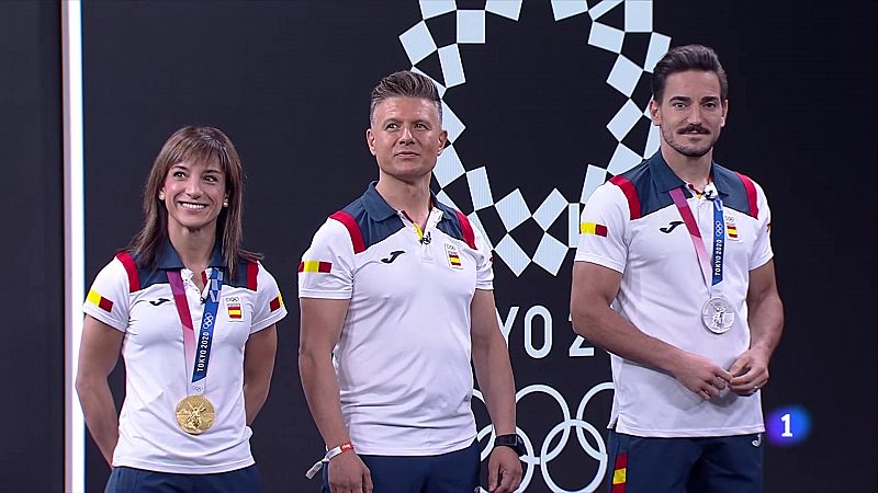 Sandra Sánchez y Damián Quintero, medallistas olímpicos en kárate: "Ha sido una montaña rusa de emociones" - ver ahora