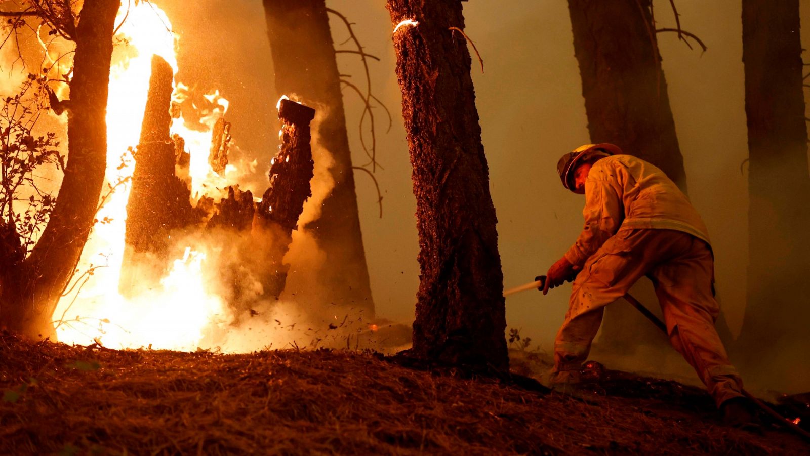 El cambio climático y sus altas temperaturas aumentan la intensidad de los incendios en el Mediterráneo