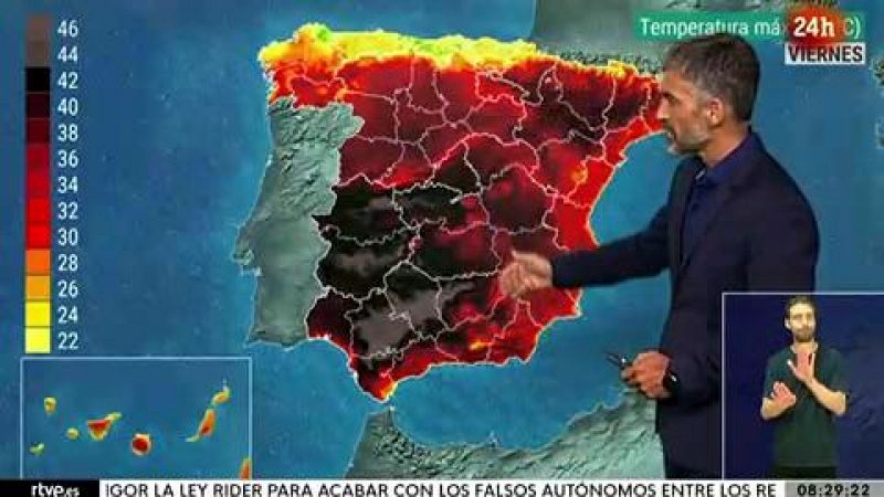 El tiempo - El calor extremo pone en alerta a casi toda España - Ver ahora
