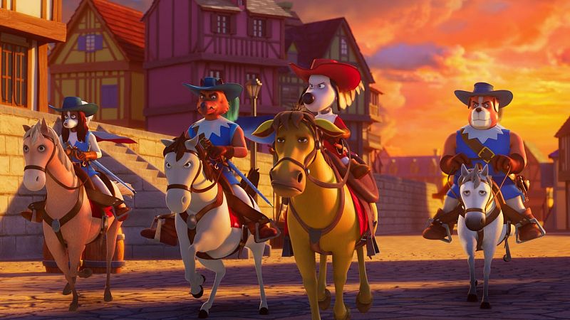 RTVE.es os ofrece, en primicia, una secuencia de 'D'Artacán y los tres mosqueperros'