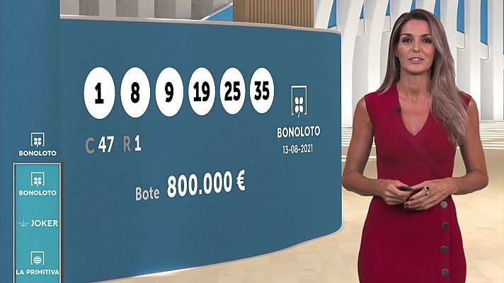 Sorteo de la Bonoloto y Euromillones del 13/08/2021