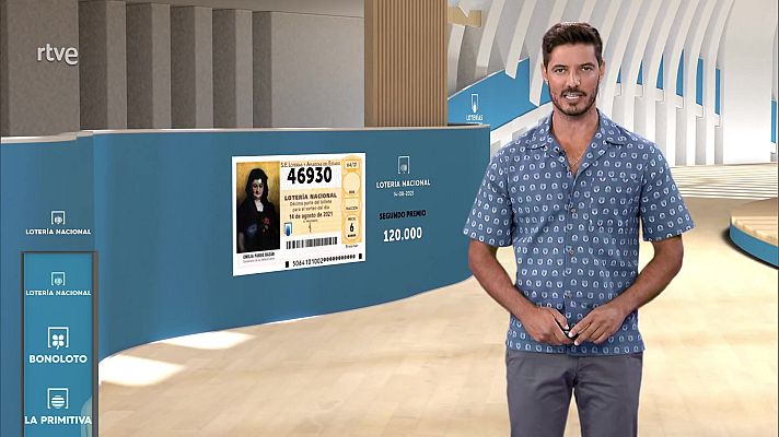 Loterías - Sorteo de la Lotería Nacional del 14/08/2021