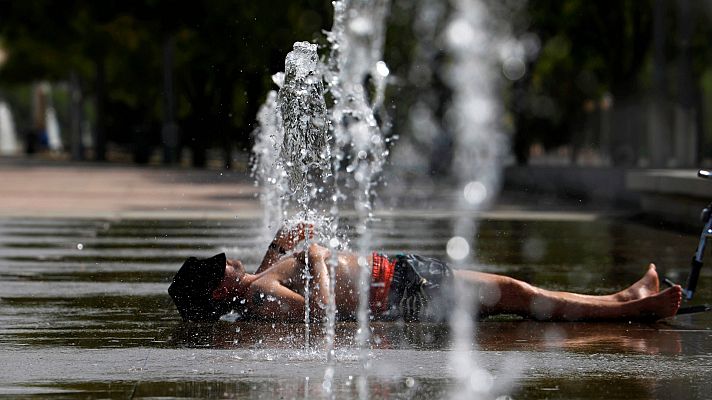 Telediario Fin de Semana - Los 46,9 grados en el Aeropuerto de Córdoba igualan la temperatura más alta registrada por la Aemet en España