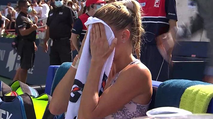 La emoción de Camila Giorgi tras vencer su primer WTA 1000