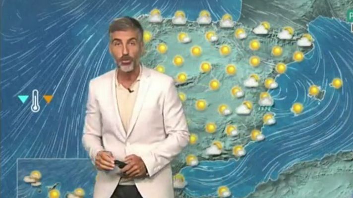 Telediario 1 - La Aemet prevé un descenso térmico en el sureste y fuerte viento en varias zonas