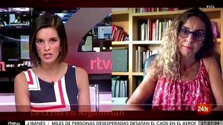 La tarde en 24h - Mónica Bernabé, sobre la situación en Afganistán: "La principal consecuencia será que se borre a la mujer de la vida pública"