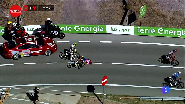 Telediario 2 - La Vuelta 2021 | Fabio Jakobsen vence al sprint y Taaramäe salva el maillot rojo