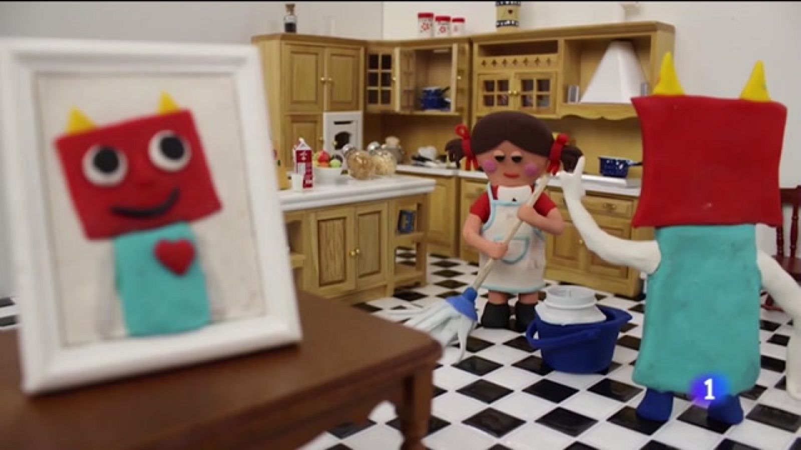 El libro se ha convertido en un cortometraje animado con plastilina