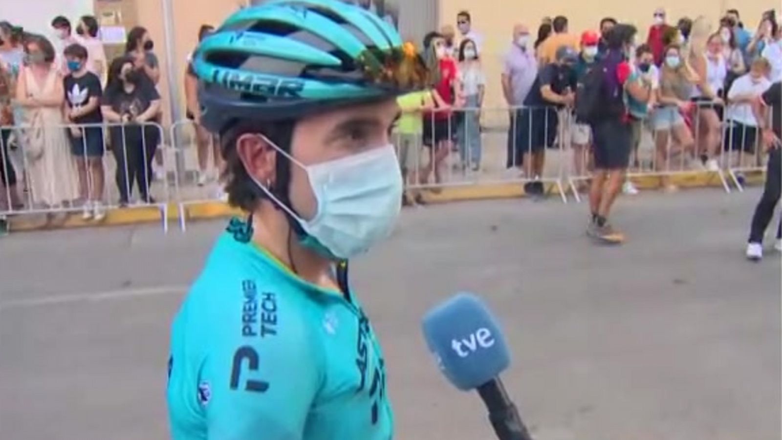 La Vuelta 2021 | Izagirre: "Estoy dolorido, un golpe fuerte"