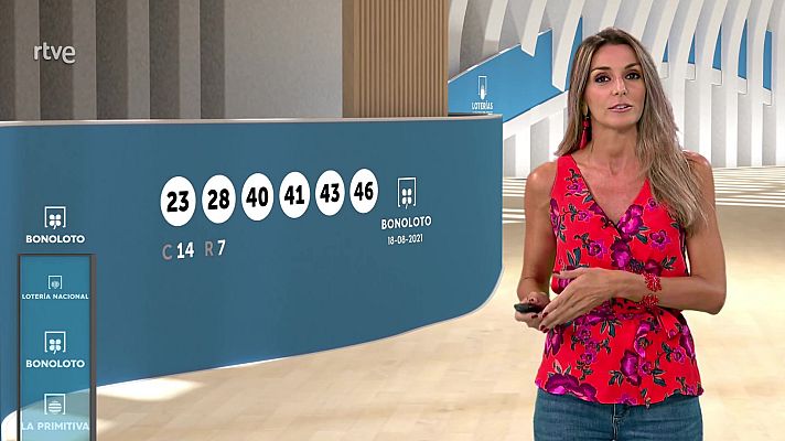 Loterías - Sorteo de la Bonoloto del 18/08/2021