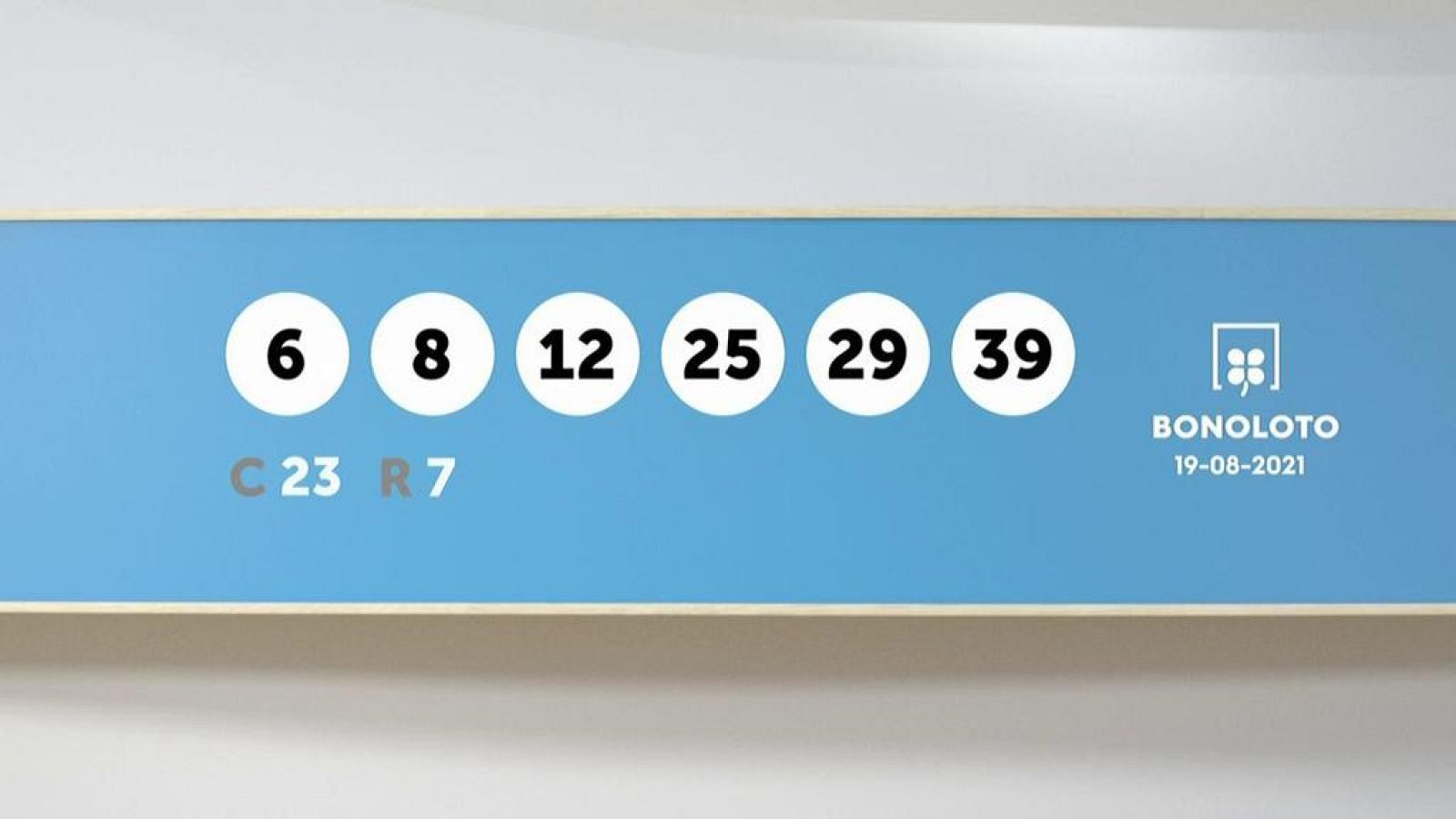 Sorteo de la Lotería Bonoloto del 19/08/2021 - Ver ahora