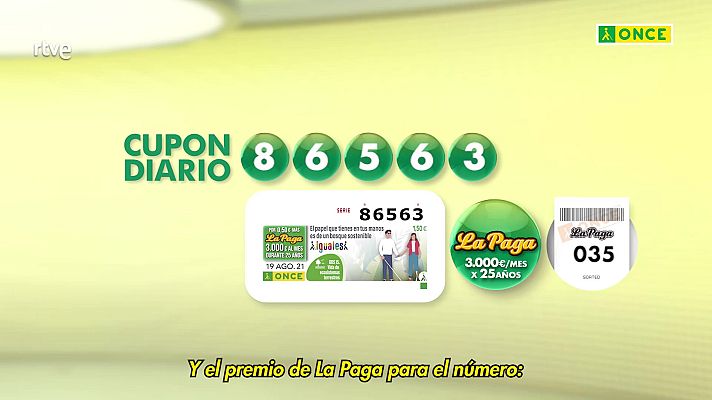 Sorteos ONCE - Sorteo ONCE - 19/08/21