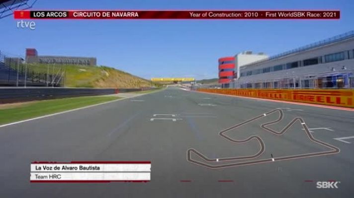  - WorldSBK 2021 | Los Arcos, desde la cámara de a bordo con Bautista