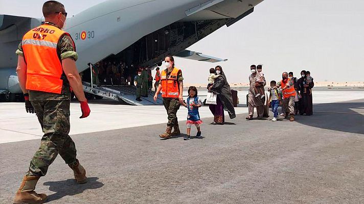 Telediario 1 - ¿Cómo es el proceso para pedir asilo de los refugiados afganos?