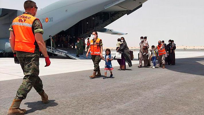 Telediario 1 - ¿Cómo es el proceso para pedir asilo de los refugiados afganos?